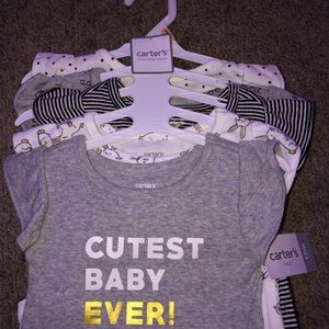 Baby girl 5 piece carters 12 months